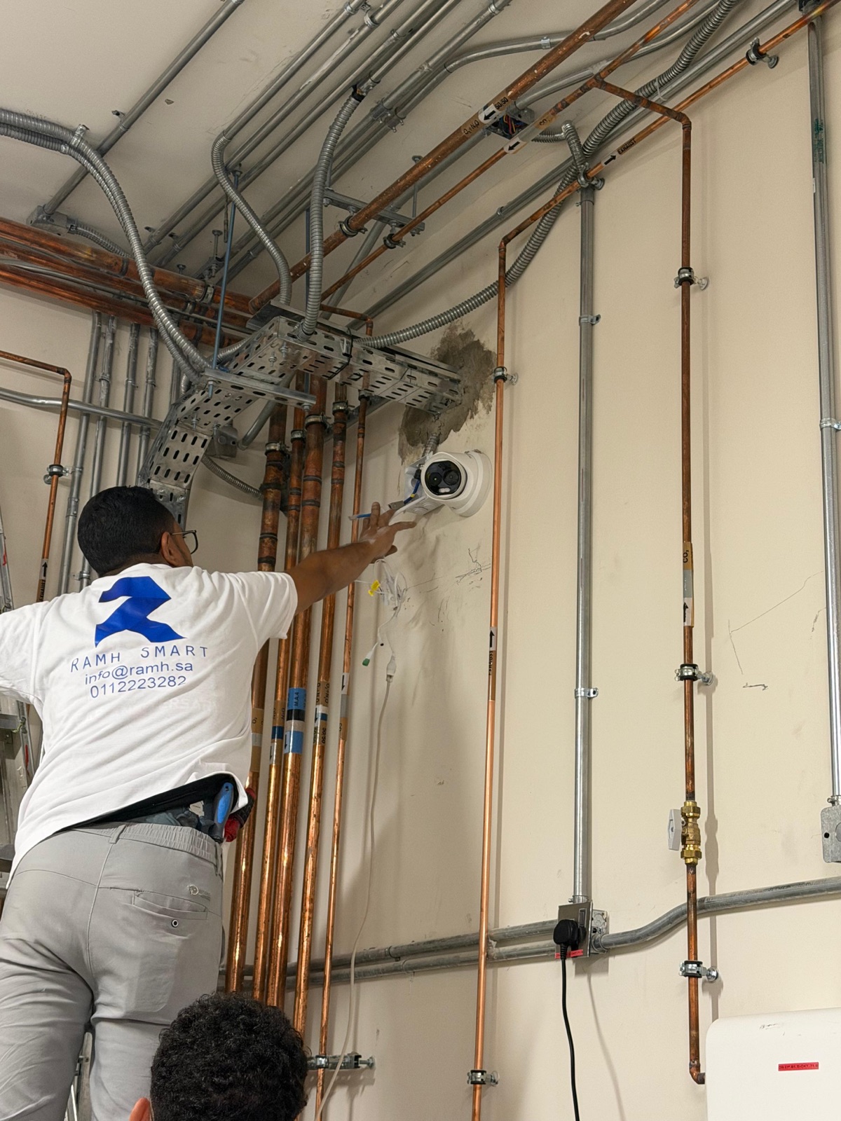 Installation in an industrial facility