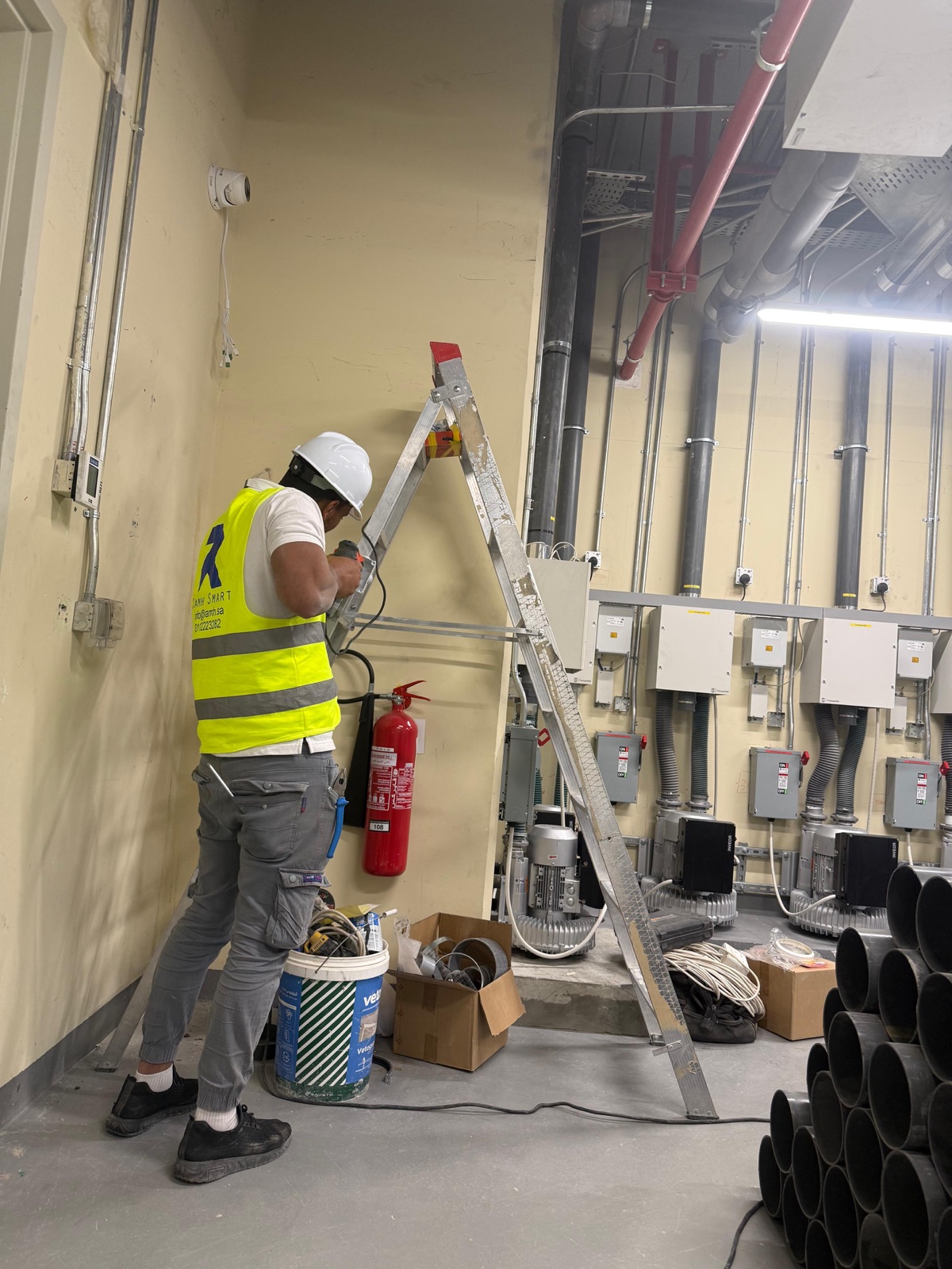 Installation and termination works